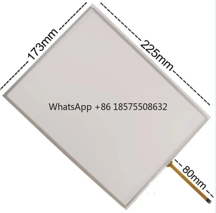 100% tested New10.4 Inch 4-wire Resistive Sensor Touch Screen Digitizer Replacement For ST-104005   173mm*225mm