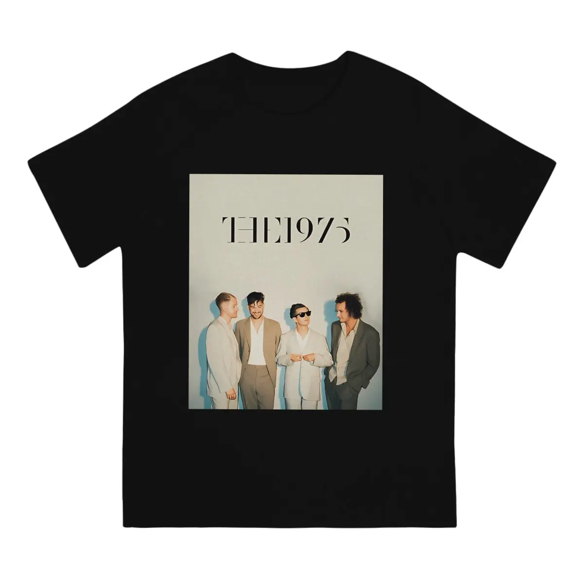 Together Men T Shirt The 1975 Band Vintage Tee Shirt Short Sleeve Round Neck T-Shirts Pure Cotton Gift Idea Tops