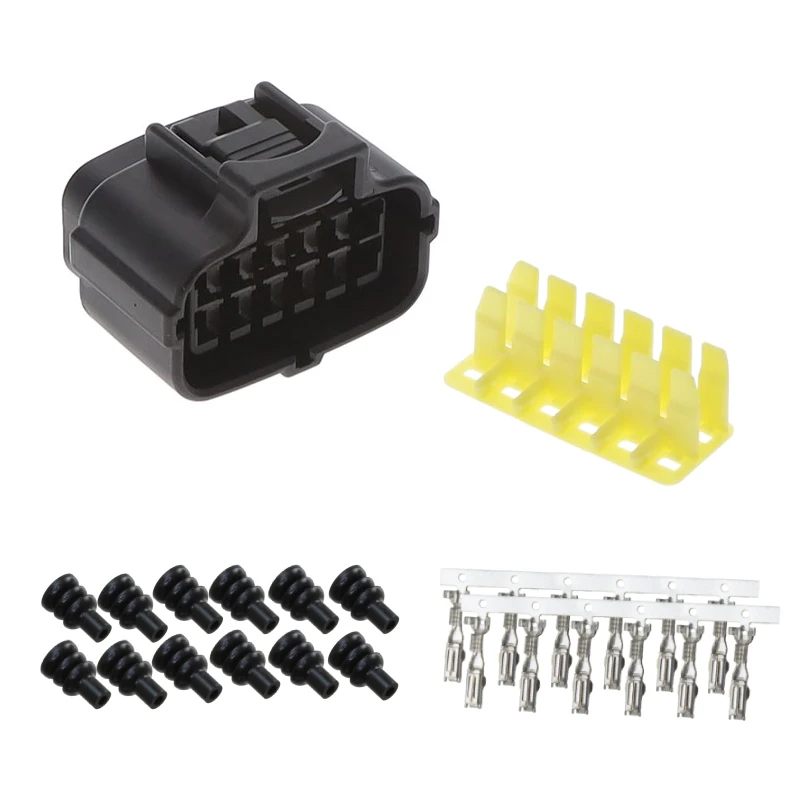 2822638-1,Housing for Female Terminals,Wire-to-Wire Connector,12P,0.189 in Centerline,Sealable,Econoseal,Male,174663-2