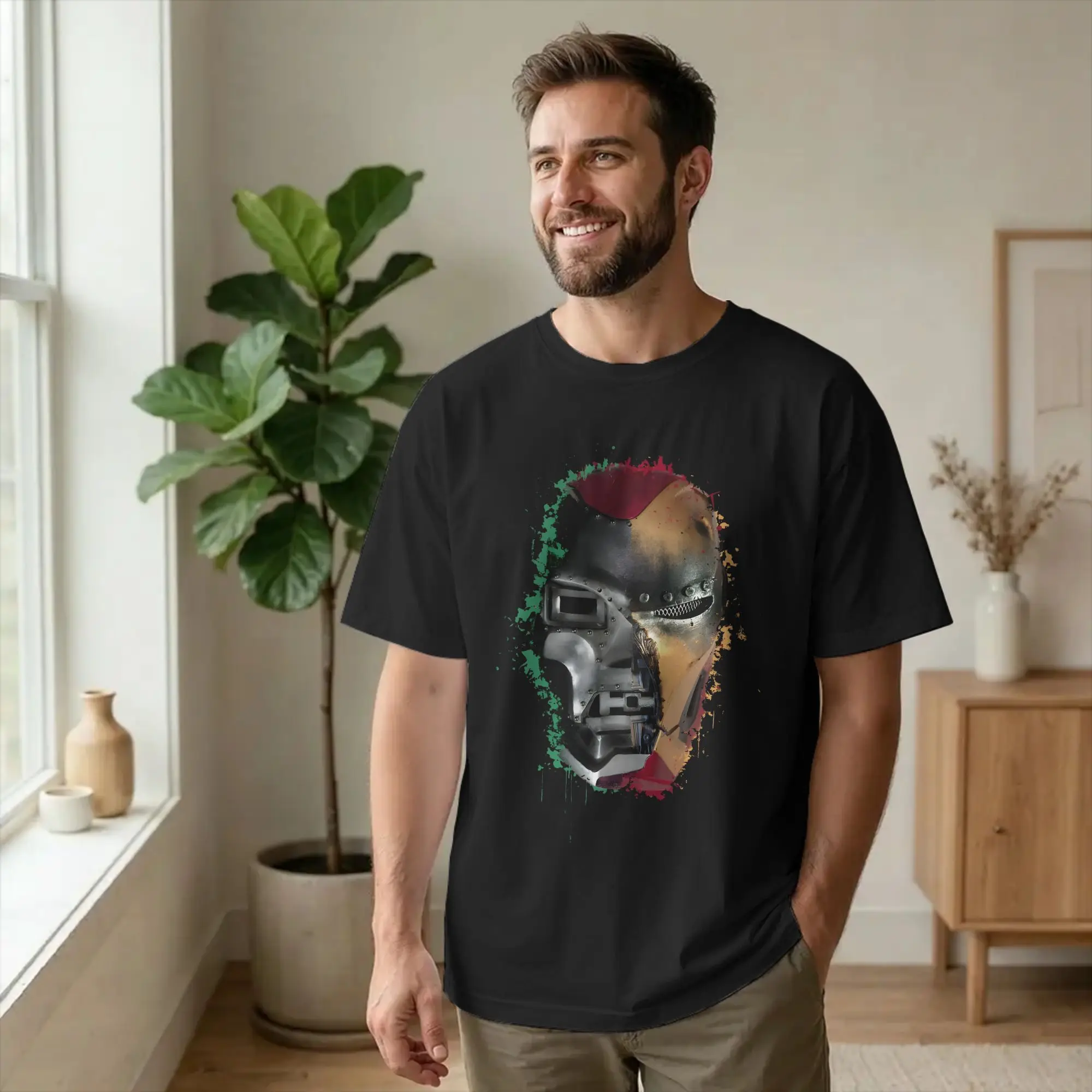 Dr Dooms Iron-Doom T-Shirts Men Women Funny 100% Cotton Tee Shirt Round Collar Short Sleeve T Shirts Graphic Printed Clothes view 2