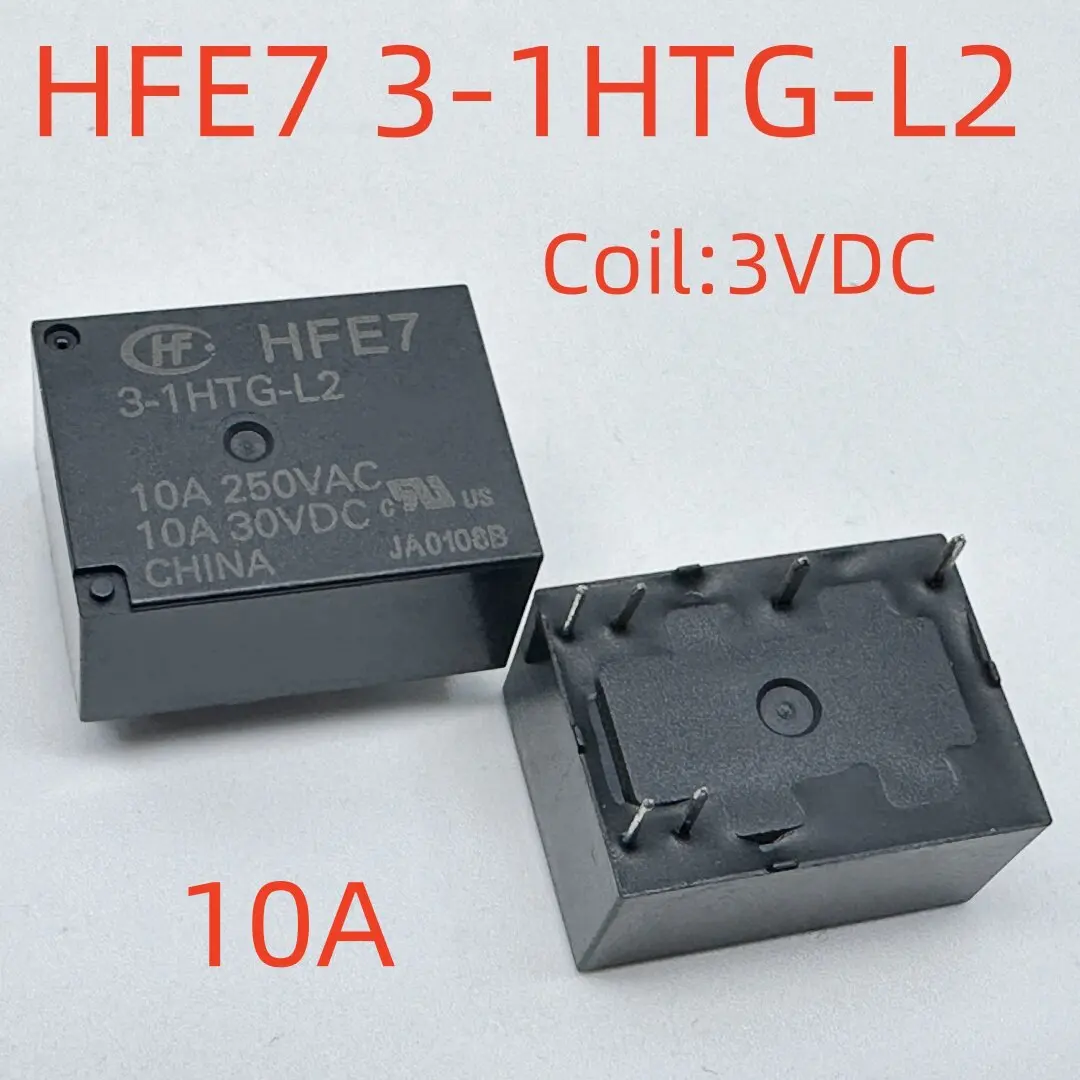 10PCS Premium for 6Pin 10Pin Latching Relay HFE7 3-1HTG-L2 G6CAL2 Coil 3V