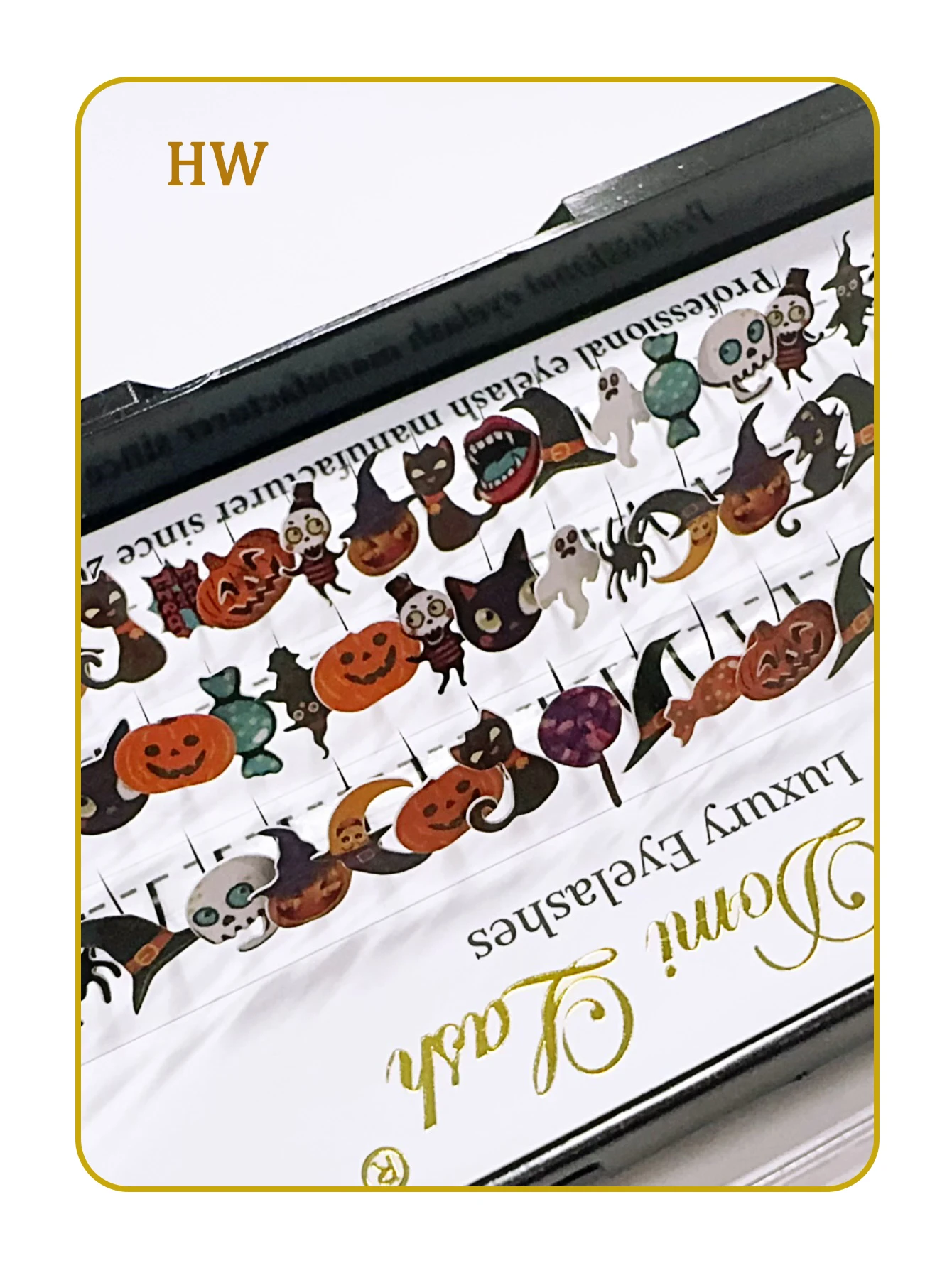 Domi 3D Glitter False Eyelashes Christmas Individual Lash Clusters Halloween Party Makeup Lash Mink Natural Fairy Spike Lashes