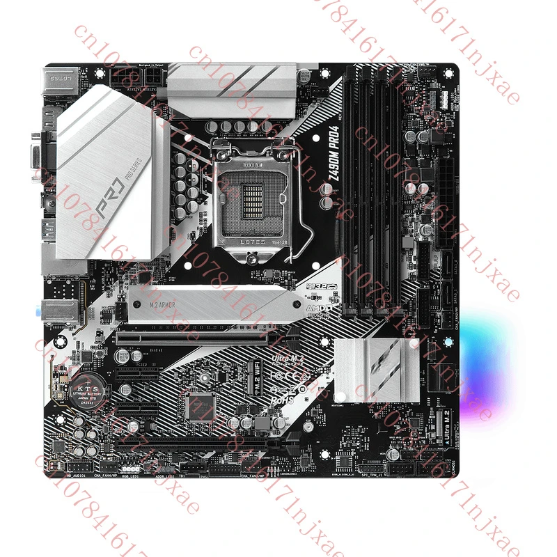 FOR ASRock Z490M PRO4 Motherboard Supports 10700K 128GB DDR4 1151PIN DP+HDMI.