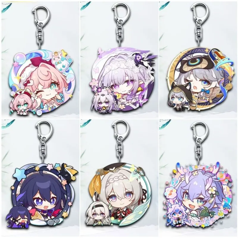  Key Chain Ring Cute Tribios The Herta Mydei Aglaea Phainon NeiKos496 Anaxa Anaxagoras Kakavasha  Keyring Gift