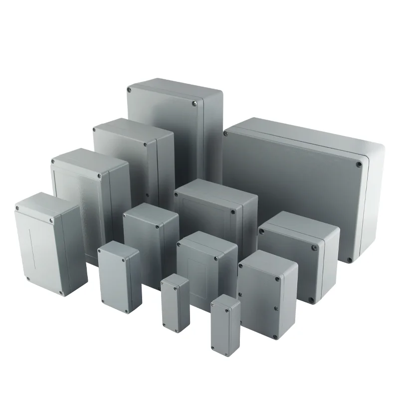 

Ip67 Metal Cast Aluminum Junction Box Waterproof And Dustproof Impact Resistance Junction Box Outdoor Electronic Project