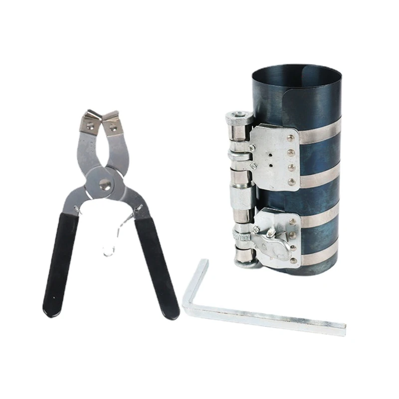Compresor anillo pistón 3 pulgadas, instalador pistón trinquete ajustable, herramienta extracción, capacidad