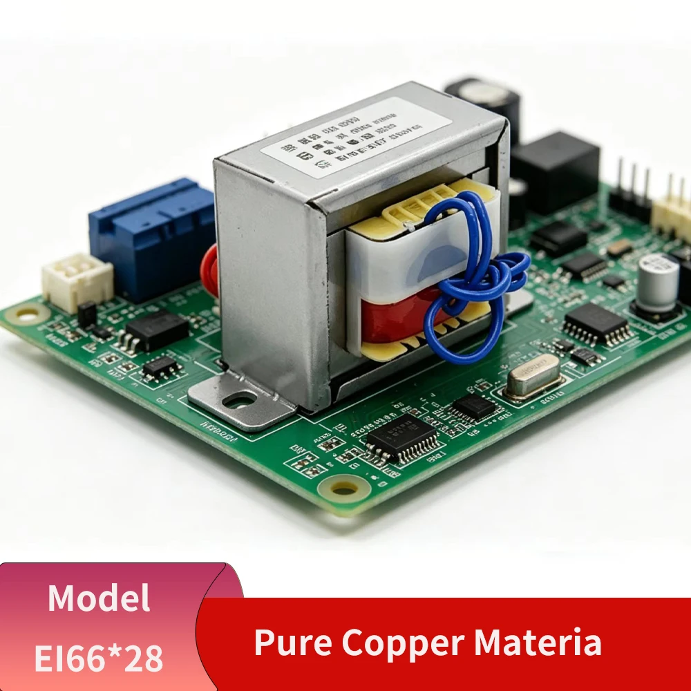 1Pcs 30W Model EI66*28 Thickness 30 Output Voltage3V 6V 9V 10.5V 12V 15V 18V 24V 36V 220V Input Voltage 220V Pure Copper Materia