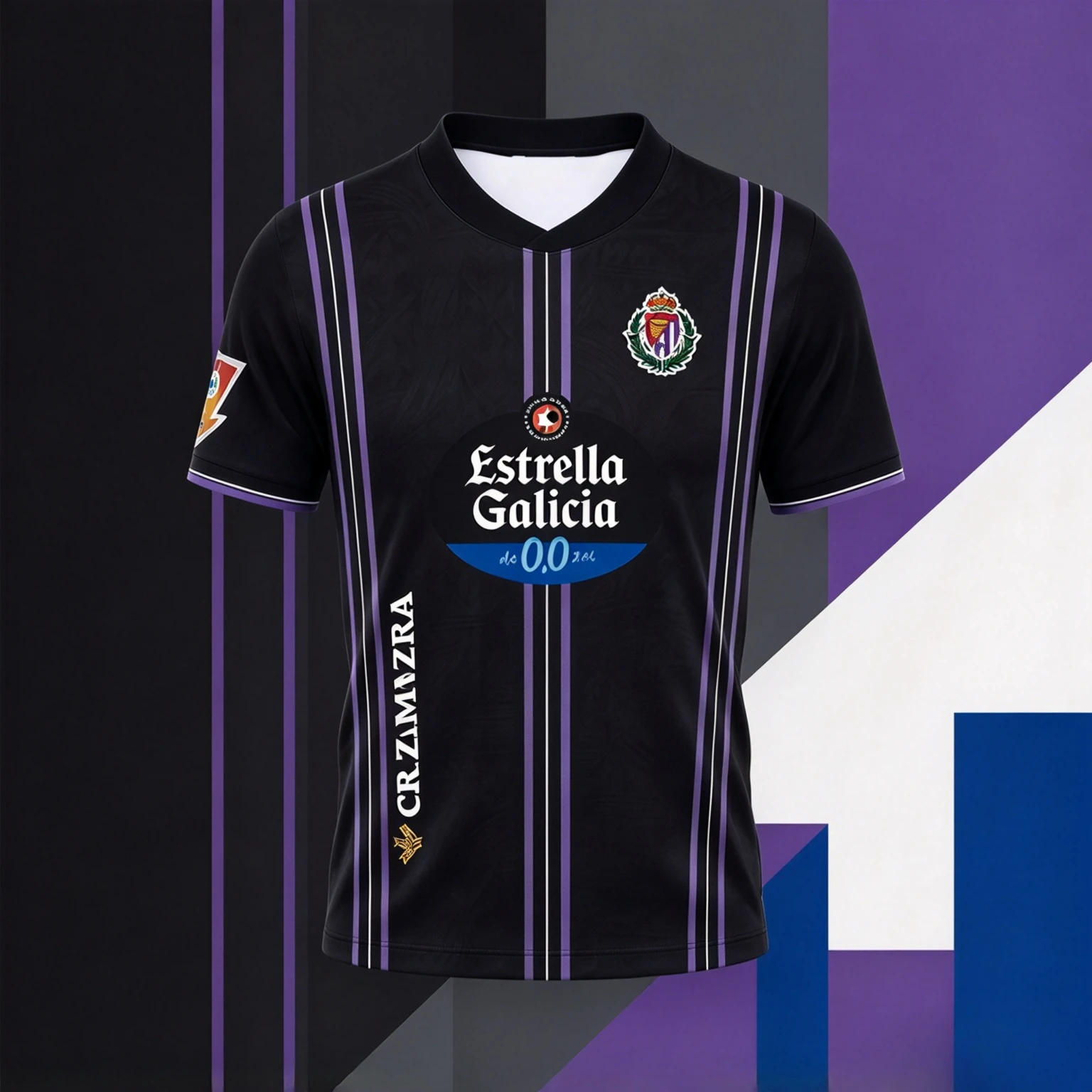 2026-27 Spain Mens Soccer Game Top Adult Breathable T-shirt Unisex Sports Real Valladolid Home Training Dry-fit Football Jersey