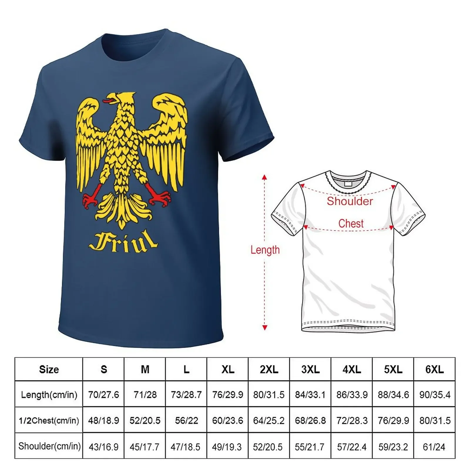 Friuli Aquila T-Shirt tees anime figures man t shirt mens t shirt graphic