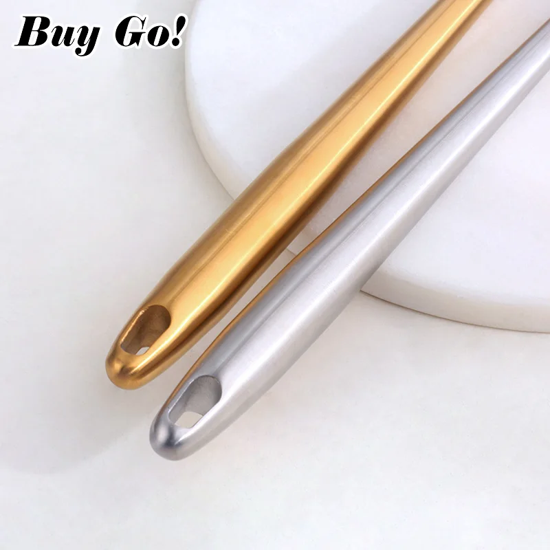 1Pc Stainless Steel Meat Hook Household Tools Long Handle BBQ Food Flipper Hooks Anti-scalding Kitchen Accessories Pork Hook