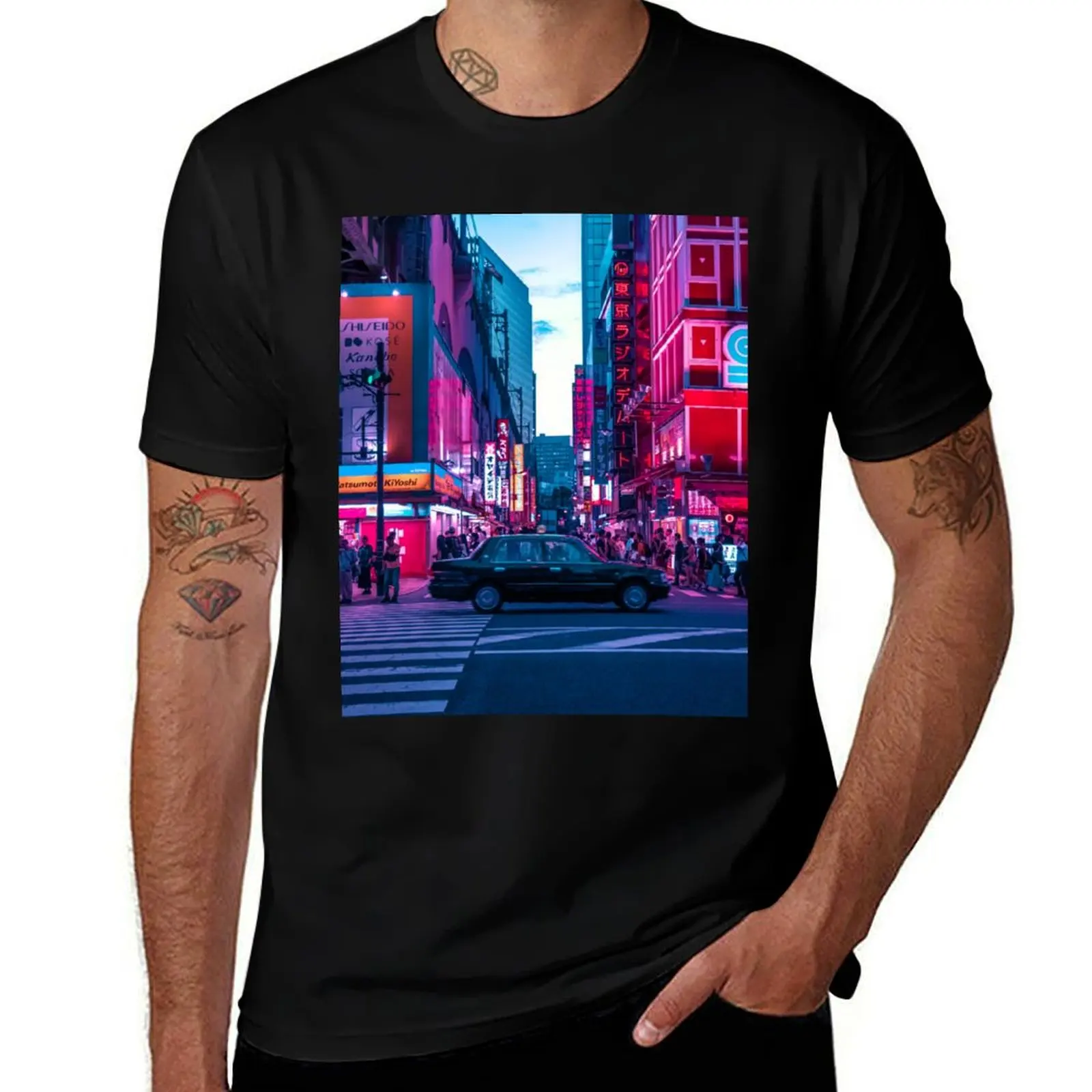 

Evening sights of Akihabara T-Shirt man t shirts for men casual t shirt man luxury man t shirt graphic T-shirt