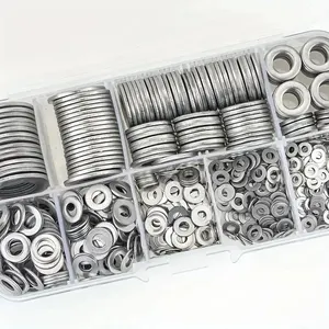360/580 pcs 304 Set Mesin Cuci Datar Stainless Steel, Cocok Untuk Dekorasi Rumah, Perbaikan Pabrik, Dapur, Toko & Lainnya 8 penjualan terbaik spacex cap - №