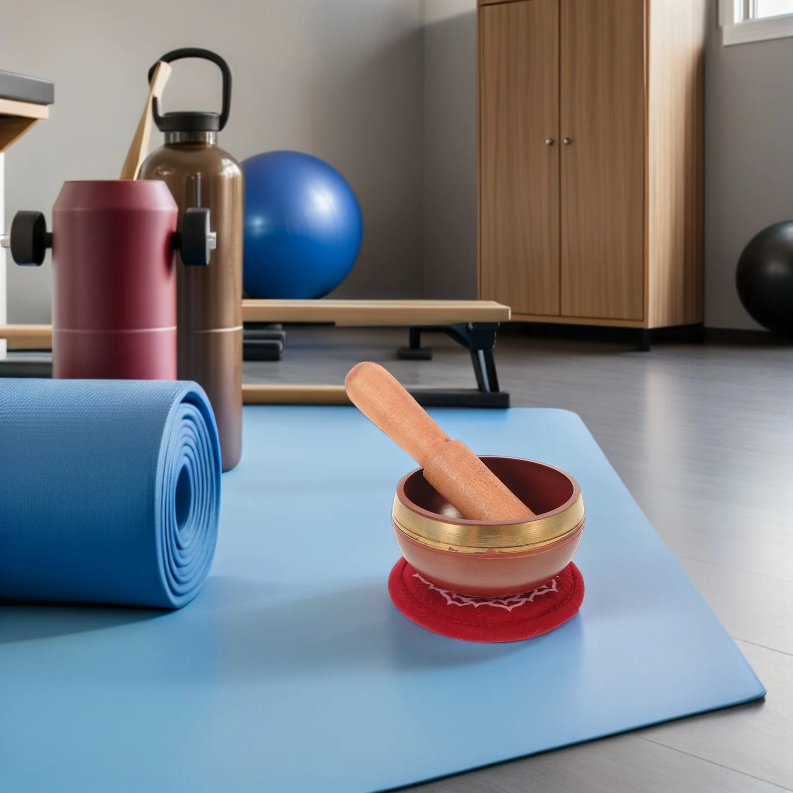 

1Set Seven Color Singing Bowl Multifunction Yoga Sound Therapy Portable Aesthetic Design Tibetan Prayer Instrument