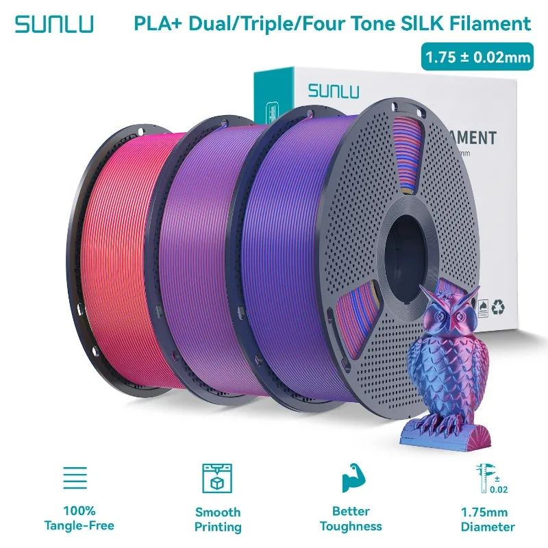 

Филамент PLA+ 1,75 мм с матовой текстурой для 3D-принтеров, высокоскоростная печать, расходные материалы, специально разработано для 3D-принтеров Bambu Lab