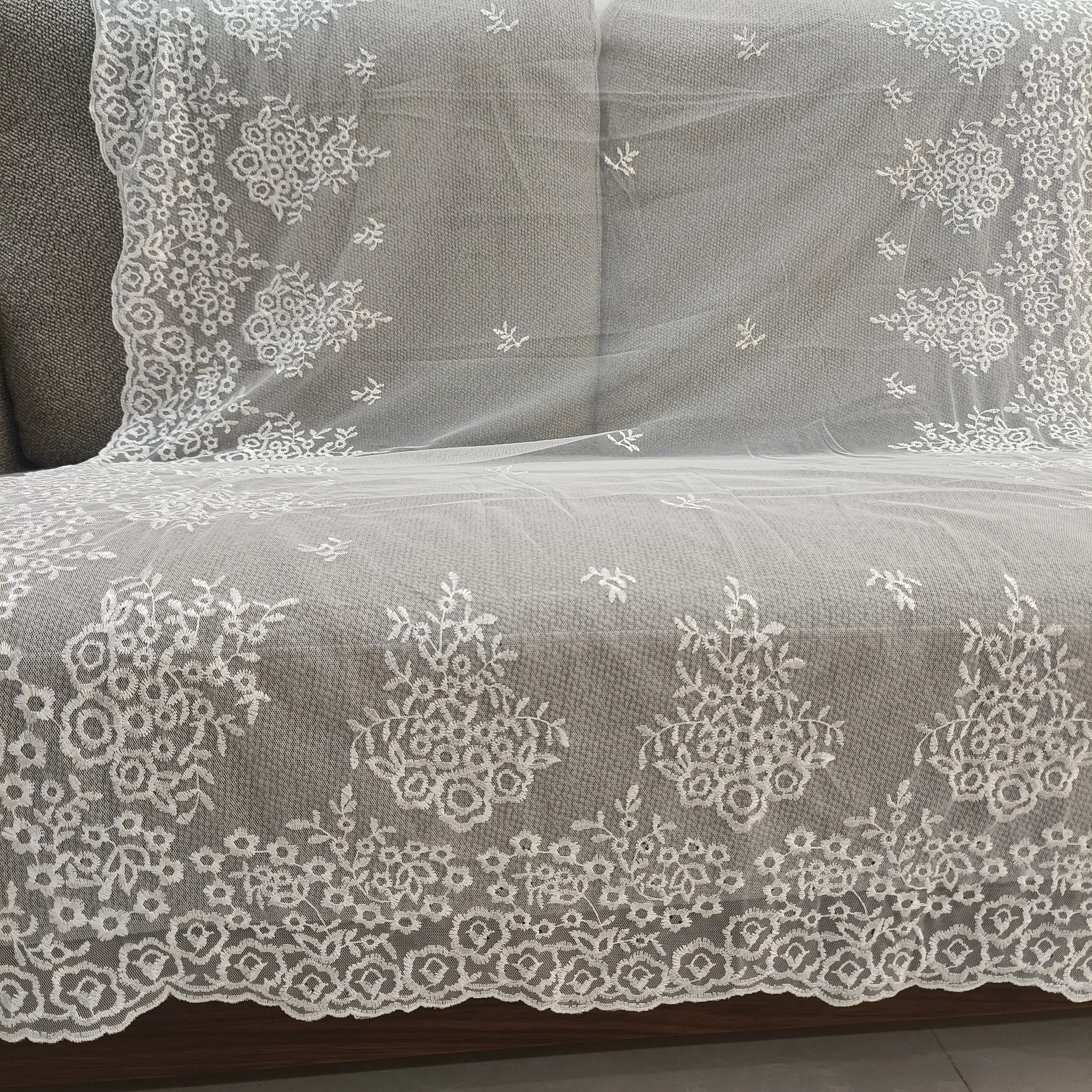 Large Size Spanish Style Lace Mantilla Rectangular Fallera Tablecloth Lace Blanket