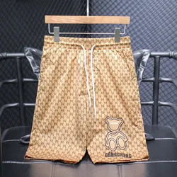 Summer Men's Printed Shorts Casual Thin Breathable and Loose Beach Pants Trendy Affordable Luxury Fashion Sports Shorts