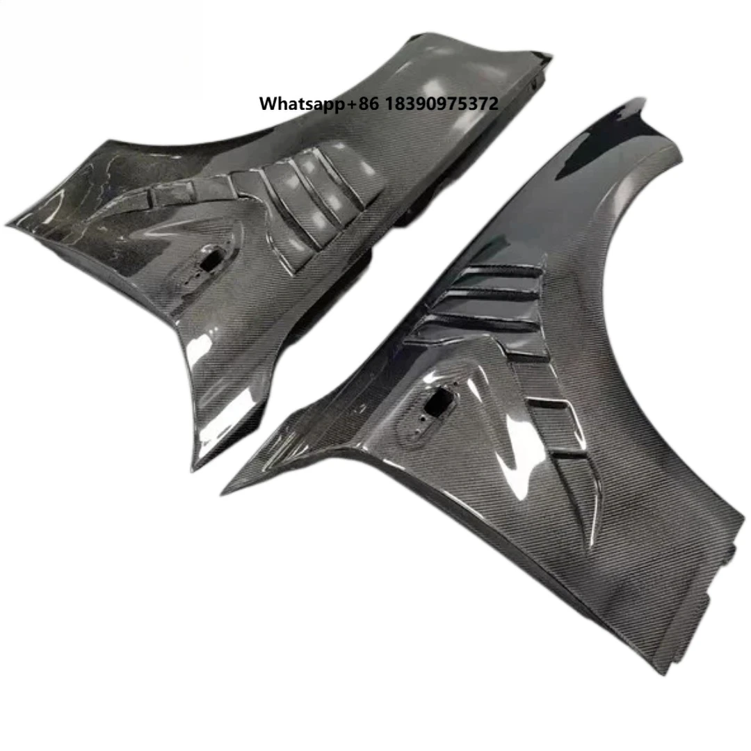 Real Carbon Fiber Fender With Vent Body Kit F87 M2 M2c Side Front Fenders Car Auto Parts