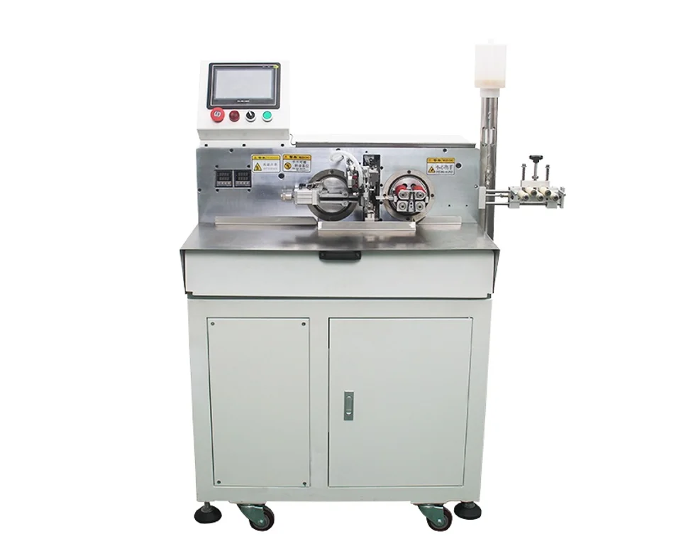 Machine à souder et à dénuder, entièrement automatique, haute sortie, Double face, électronique, lumière LED, coupe de câbles