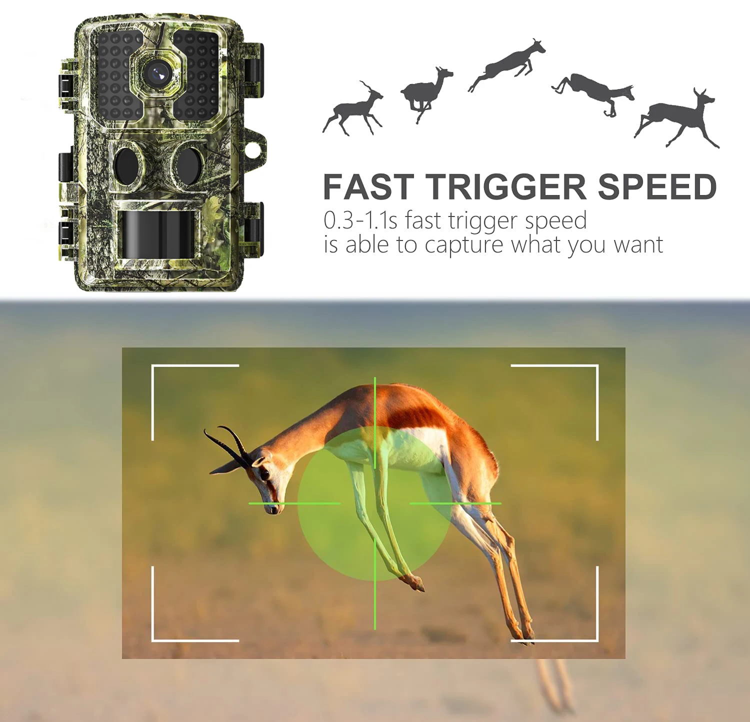 Hunting Camera 20MP 940nm Infrared Night Vision Trail Camera Motion Activated Trigger 0.2s Outdoor Wildlife Photo Traps DL003