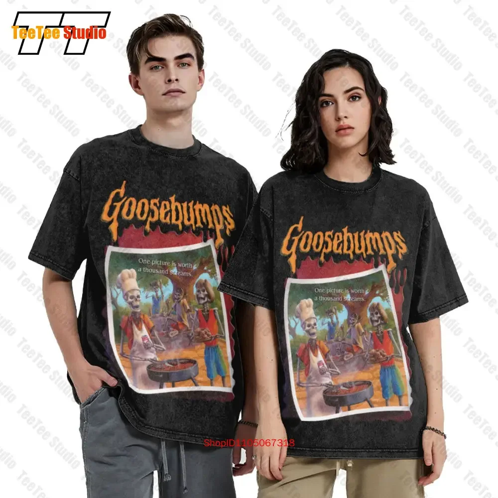 Goosebumps Vintage Say Cheese And Die Vintage Oversized T-Shirt I3XT