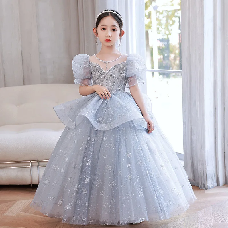 Party Dresses for Girls From 8 to 12 Years Old Gala Dress for Girl Wedding Dresses 2024 Children Clothes Girl Ball Gown Sukienka