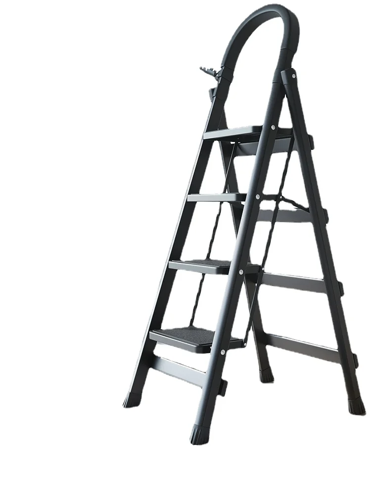 

YY Trestle Ladder Multi-Functional Thickened Lifting Aluminum Alloy Five-Step Ladder Ladder