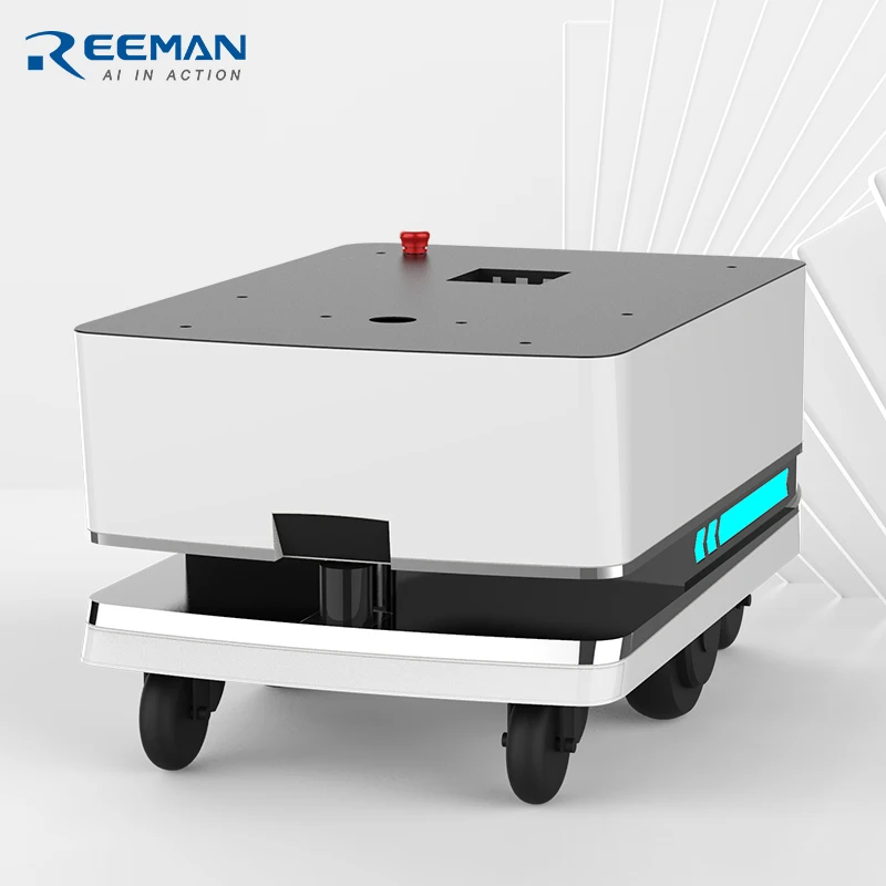 Central Control System Autonomous Guided Vehicle Warehouse Material Handling Agv Chassis Robot