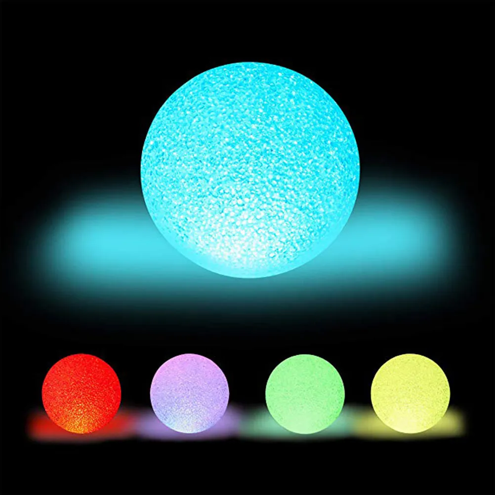 1Pcs Crystal Ball Night Light 10Cm Eco-Friendly Eva Glowing Sphere with Colorful Gradient Light Romantic Bedroom Nursery Decor