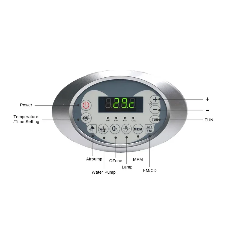 KL-817 Bath Control Box, Jacuzzi, Bathroom Spa Control Panel