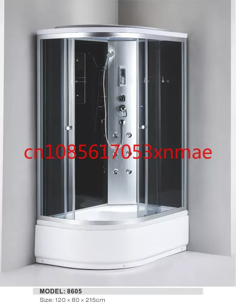 

Hot Selling 6mm Glass Thickness cheap steam glass shower cabin with high tray Modern Bathroom Enclosure