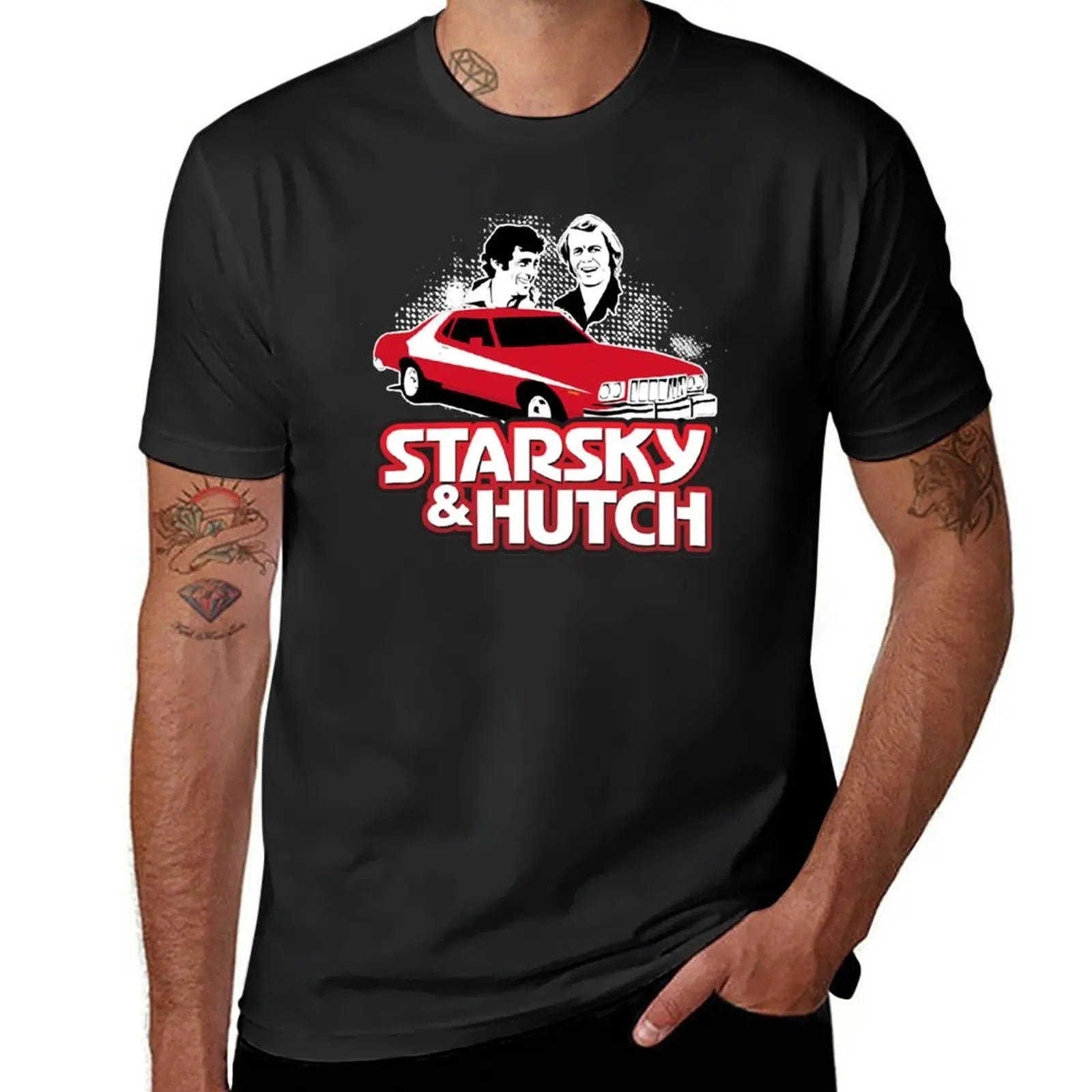 

Starsky And Hutch - Red Car T-Shirt Aesthetic clothing korean fashion mens graphic t-shirts funny