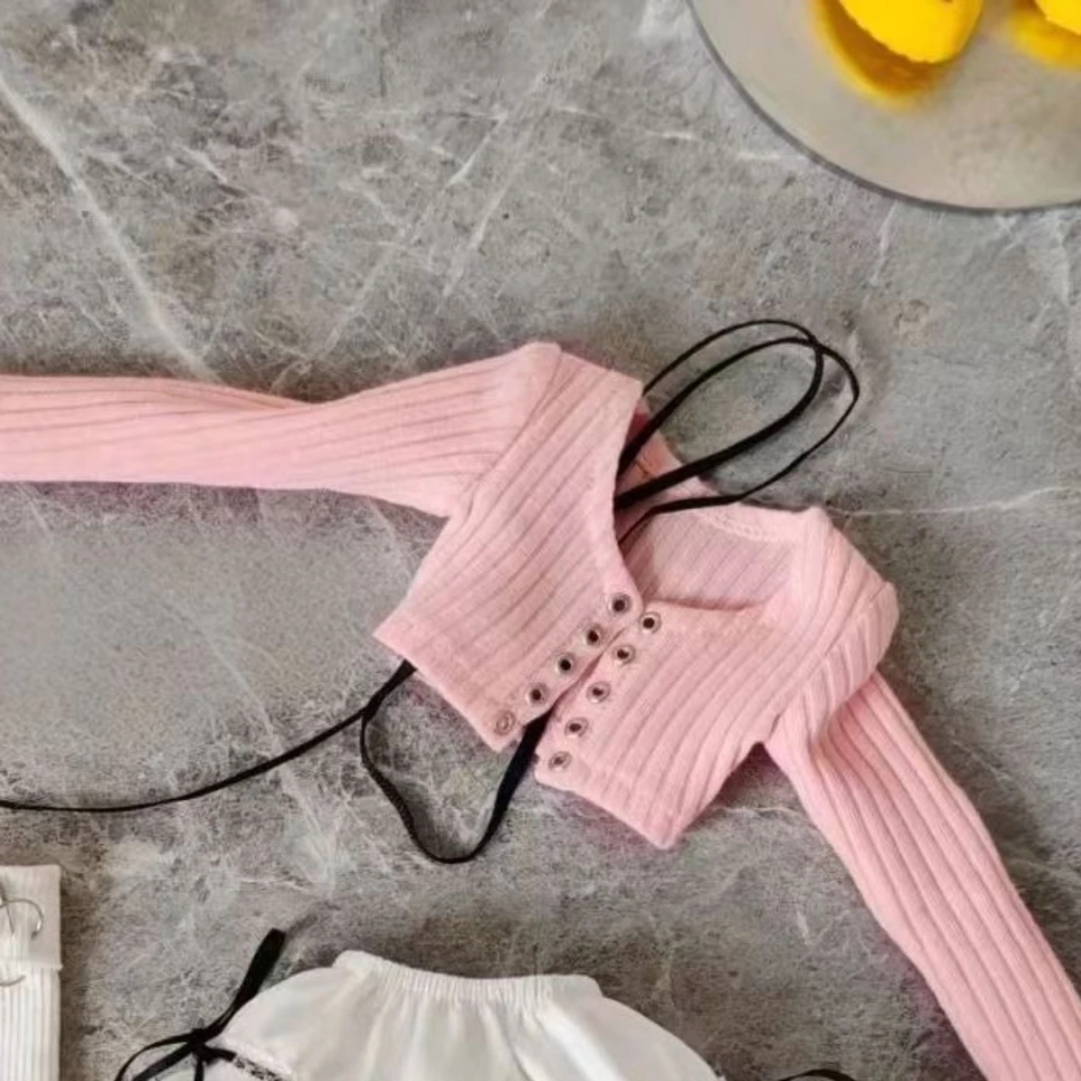 1/4 ドール服スーツ 45 センチ Bjd ドール用スカートセット トップ+スカート+レッグカバー 女の子のおもちゃ ドレスアップ プレイハウス ドールアクセサリー、人形なし