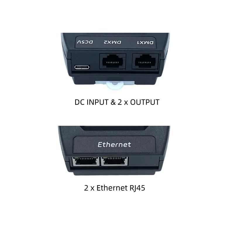 DMX512 controller stage light POE can be cascaded with two ports 1024 Art-Net WiFi Ethernet