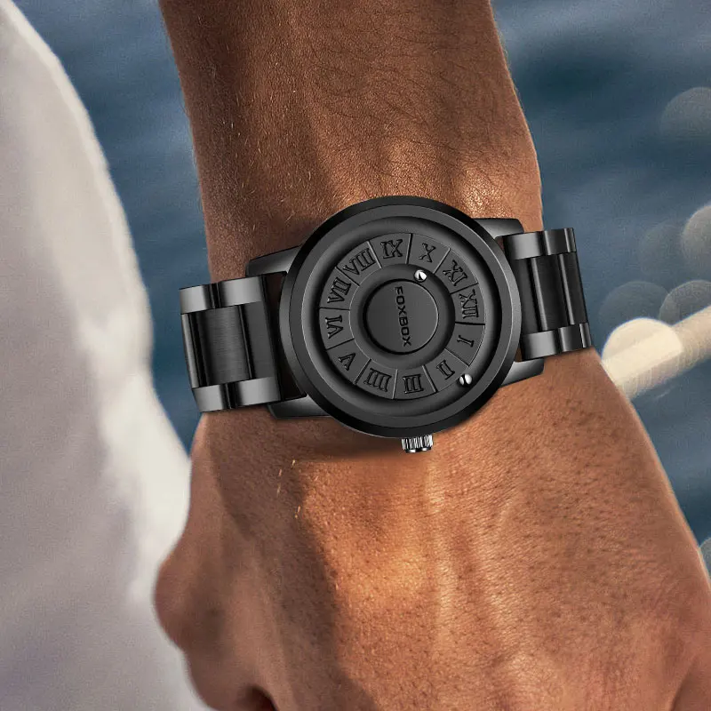 Men's Personalized Floating Magnetic Pointer Watch