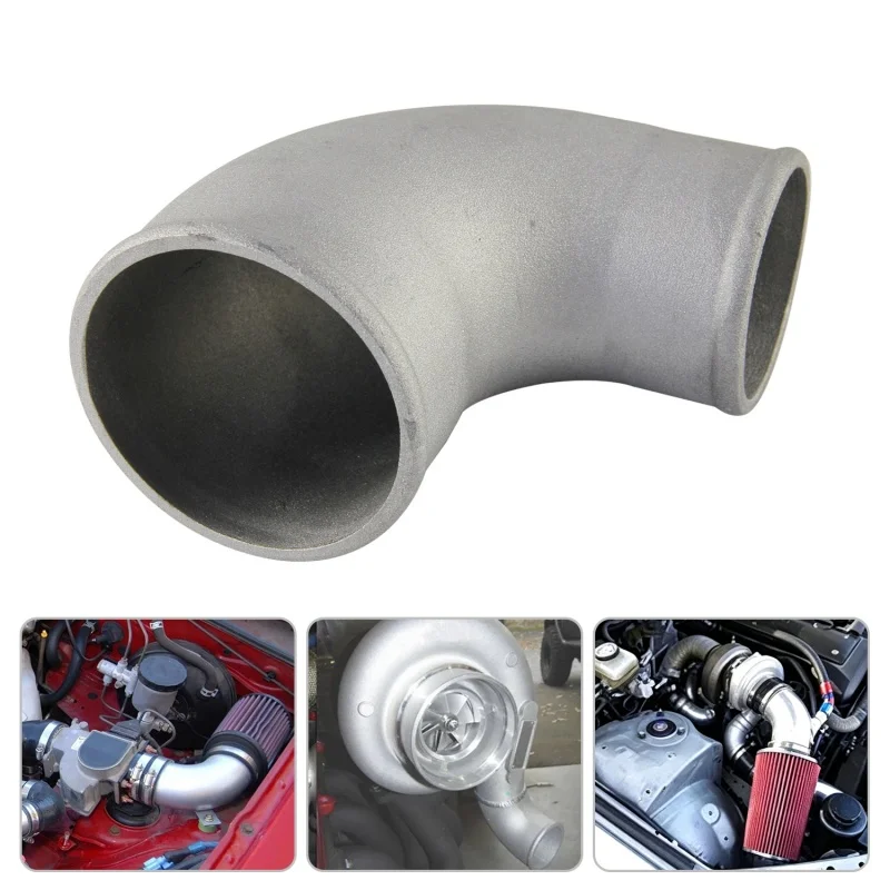 90 Degree OD Reducer Elbow Tube 150mm Cast Aluminum Multi Sizes 3-2.5/3-4/3.5-4/4-5'' Universal Turbocharger Intercooler Pipe