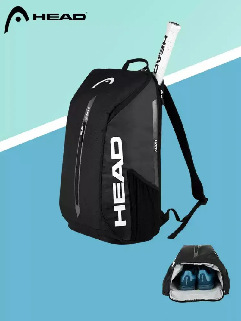 

HEAD Tour Backpack Tennis Racket Bags 25L Can Hold 2 Rackets Sports Backpack for Men Women With Shoe Compartment Racket Bag