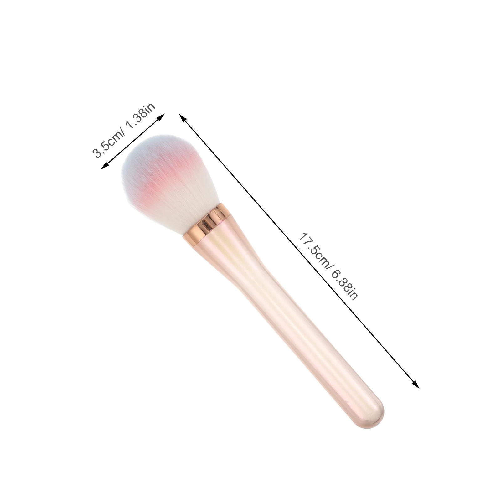 3-teiliger Rouge- und Konturpinsel mit Farbverlauf, doppelseitiger Make-up-Pinsel zum Hervorheben und Mischen von Pudergesicht