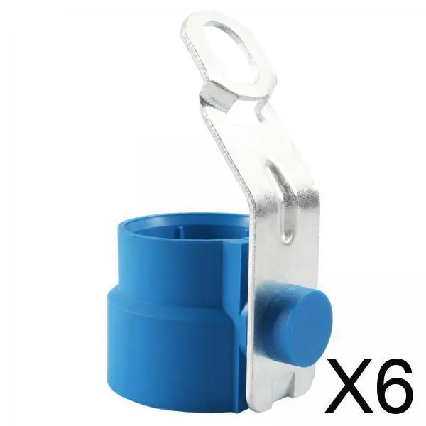 

Trailer Plug Holder Blue ABS 13 Pin Socket Bracket Adapter for Trailer Safety Pin Installation and Spare Parts