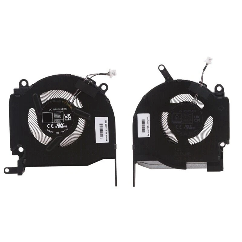 Вентилятор охлаждения процессора и графического процессора DC5V Вентилятор охлаждения для HP Omen 16-K 16-N 16-K0013DX 16-K0023DX Вентилятор охлаждения процессора и графического процессора ноутбука