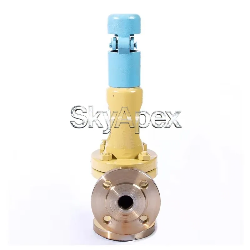 Spring Loaded Flanged Safety Valve Pressure Relief Device For Boiler Pipeline Vessel Industrial Overpressure Protection Work