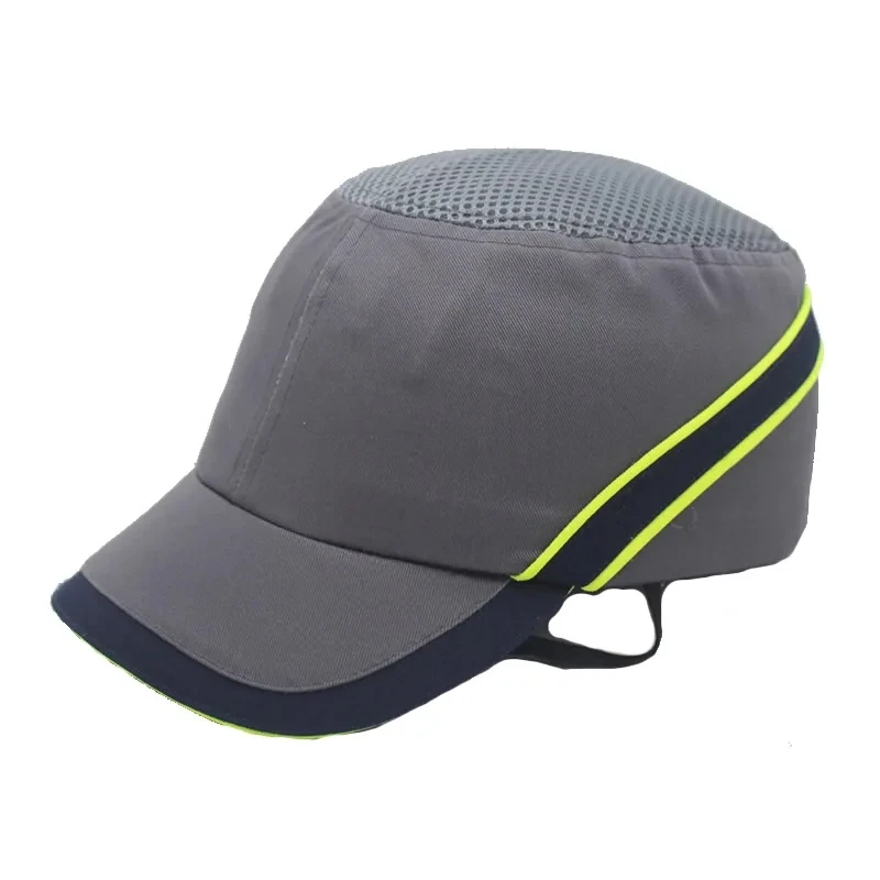 Nueva gorra de seguridad para el trabajo para el trabajo, fábrica, tienda, protección para la cabeza, casco protector de carcasa interior dura, estilo gorra de béisbol