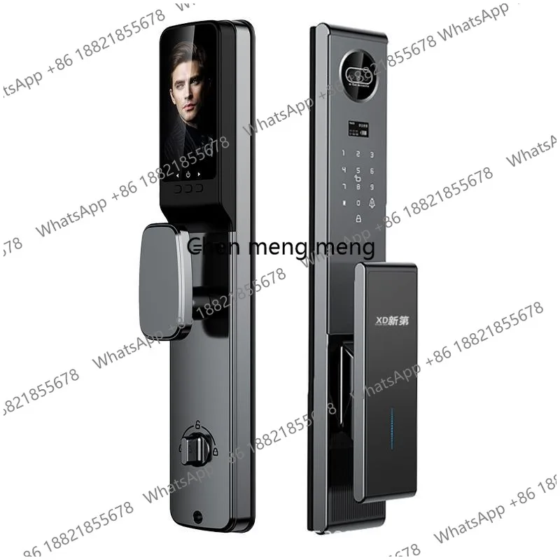 

Замок с функцией распознавания отпечатков пальцев, автоматический умный дверной замок C-класса, распознавание лиц, дверной замок для домашней безопасности