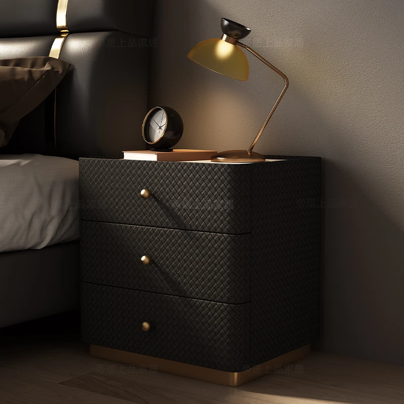 Modern Elegant Night Table Simple Uniquedrawer Decor Nightstand Luxury Aesthetic Mesitas De Noches Dormitorio Bedroom Furniture