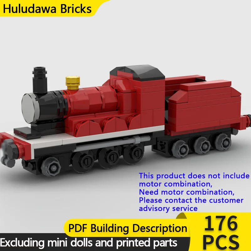 

Popular Anime Model MOC Building Bricks Classic Railway Train Modular Technology Children Holiday Gifts Assemble Toys Suit