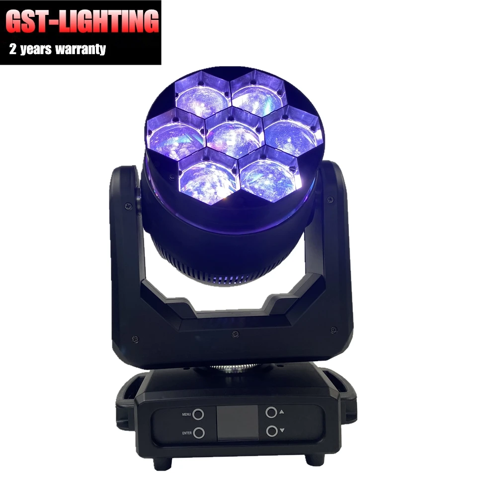 New Dj club disco mini led zoom lyre moving head RGBW 4 in 1 led wash 7x40w