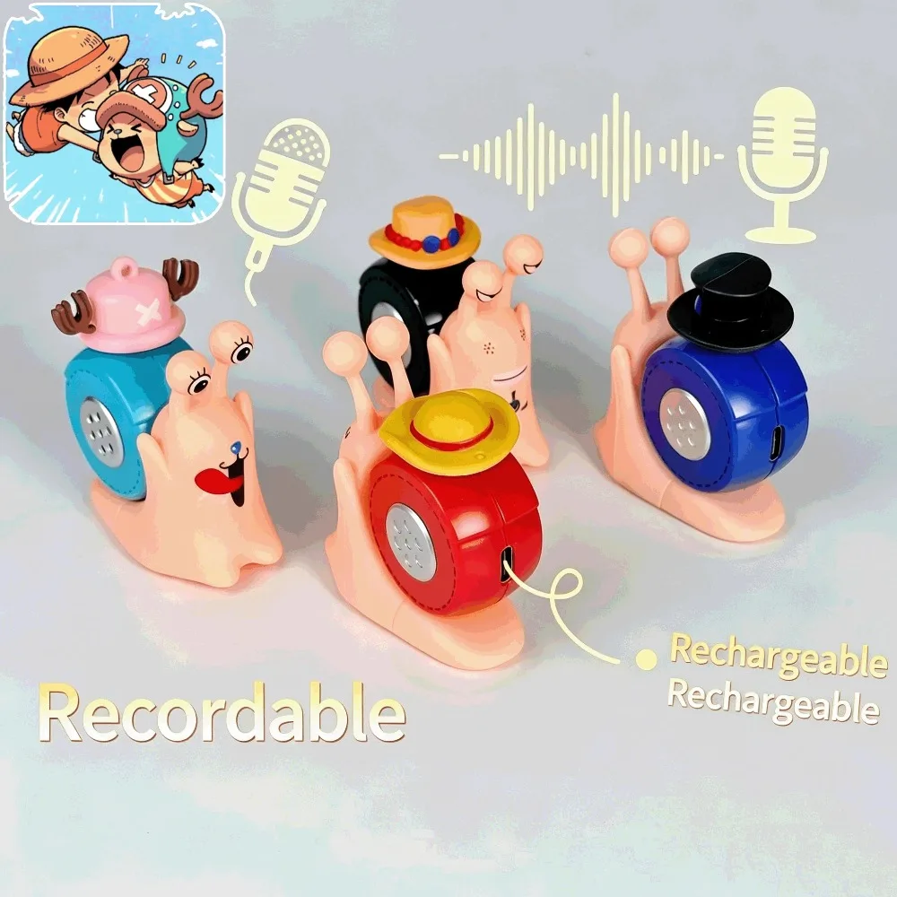 

Hot Sale One Piece Recording Keychain, Luffy Ace Cute Chopper Figure, Sound & Record Function, Children Creative Gift Toy