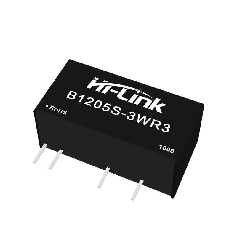 Hi-Link 3W 10,8 ~ 13,2 Vdc a 3,3 V/5 V/9 V/12 V/15 V/24 V B1205S-3WR3 B1212S-3WR3 B1224S-3WR3 Módulo de fuente de alimentación DC-DC