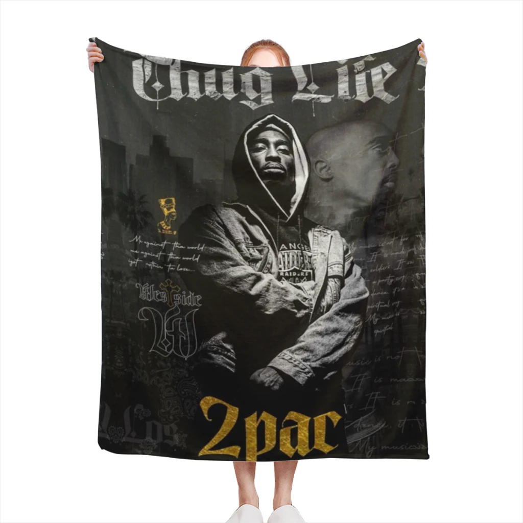 

2-Love-PAC Blanket Sofa Bedroom Bed Home Office Nap Blanket Car Travel Picnic Blankets Gift