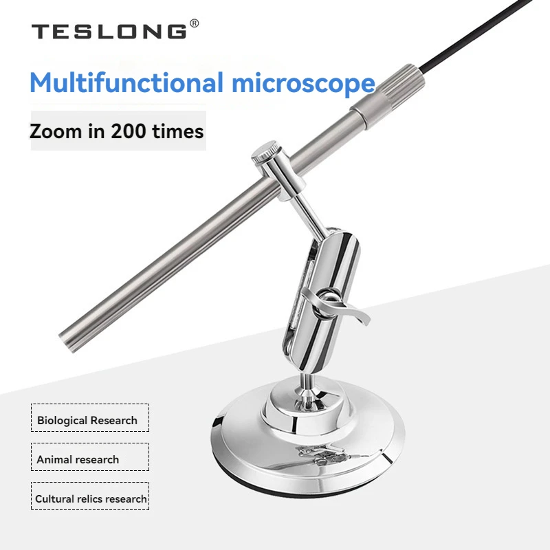 200 times magnification handheld electronic USB biological microscope otoscope nasal cavity mirror HD video Multifunctional