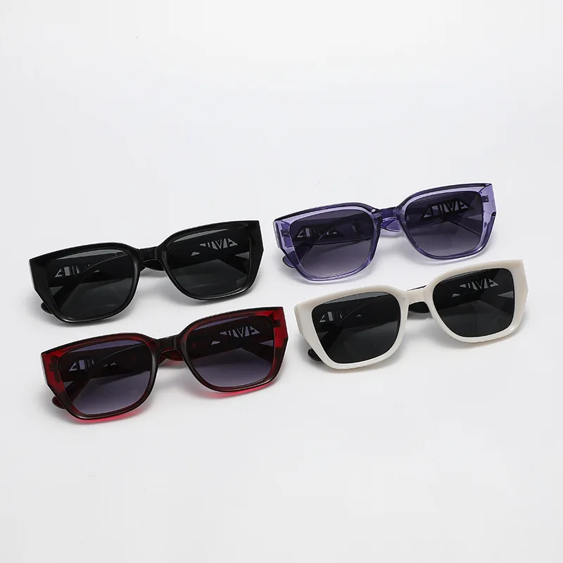 2PCS Foldable Car Sunglasses Folding Glasses Summer Sun Protection For Women Versatile Slim Style High-end Sunglasses 6108
